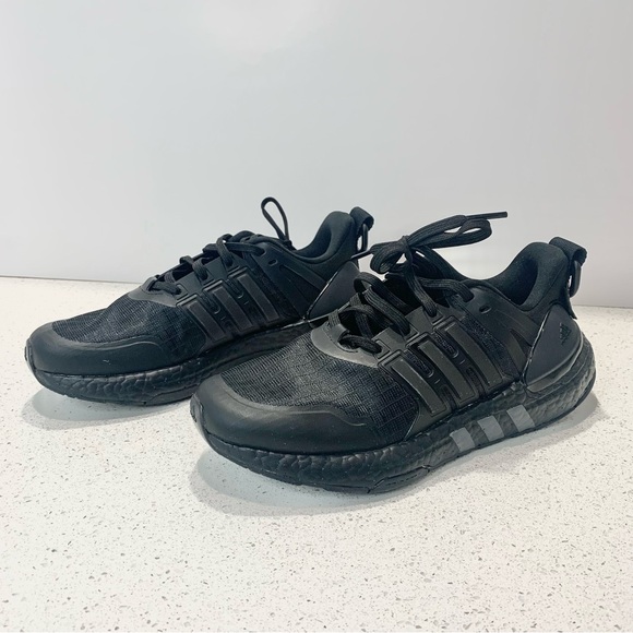 NEW Adidas Equipment+ Cordura Fabric Shoes Boost Black Size Men 5 / Women 7 - Picture 1 of 9